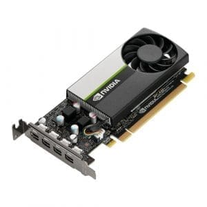 PNY T1000 Professional Graphics Card, 8GB DDR6, 896 Cores, 4 miniDP, Low Profile (Bracket Included), OEM (Brown Box)